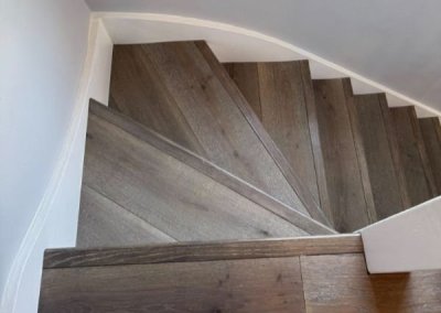 wooden staircase